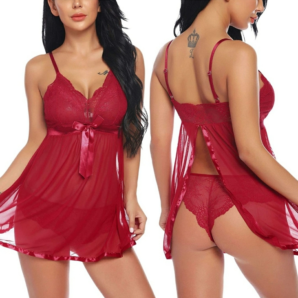 Women lace Lingerie with thong